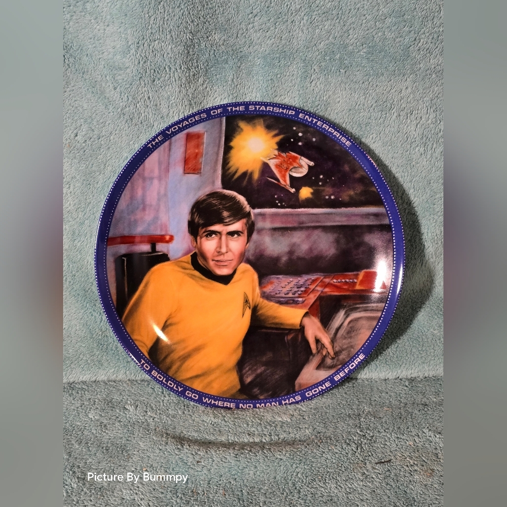 Vintage The Hamilton Collection Star Trek Chekov Ensign Collector's Plate